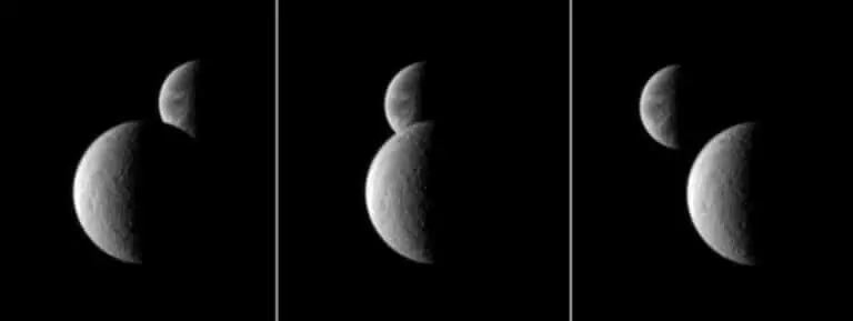 Кольца Сатурна могли образоваться от столкновения двух спутников