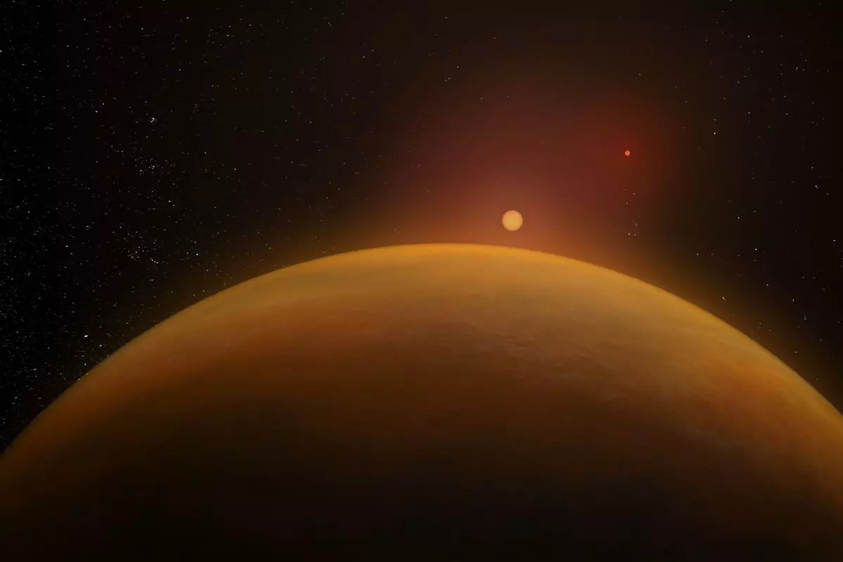Орбиту планеты у двойной звезды впервые определили в 3D