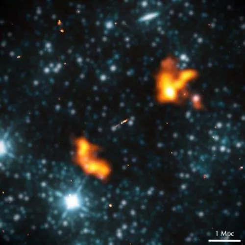 Астрономы обнаружили галактику, ставшую самой большой среди всех известных