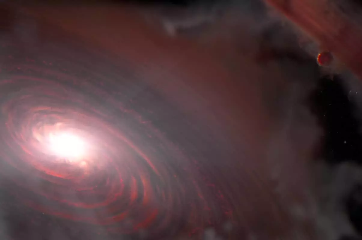 Космический телескоп заметил воду в протопланетном диске далекой звезды