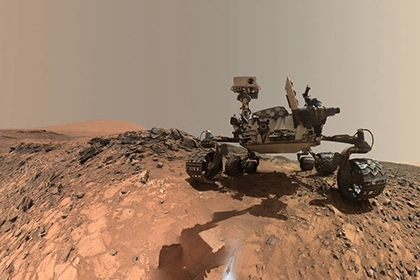 Марсоход Curiosity сделал панорамный снимок дюн на нижнем склоне горы Шарп